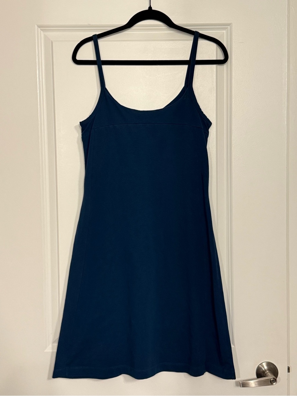 Patagonia Organic Cotton Blend Shelf Bra Dress Medium Blue Casual Sundress - Picture 2 of 6